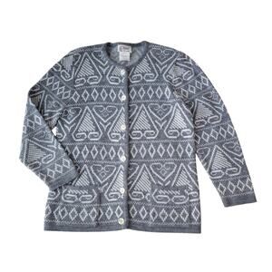 Vintage Knit Sweater Caridgan Small